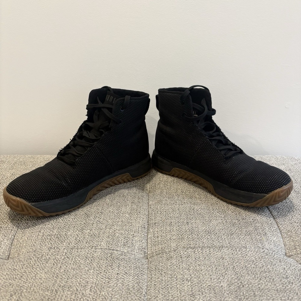 Nobull Outwork Edge Unisex M6.5/W8 Training Shoes Black Mesh High Top Sneakers - Picture 6 of 10